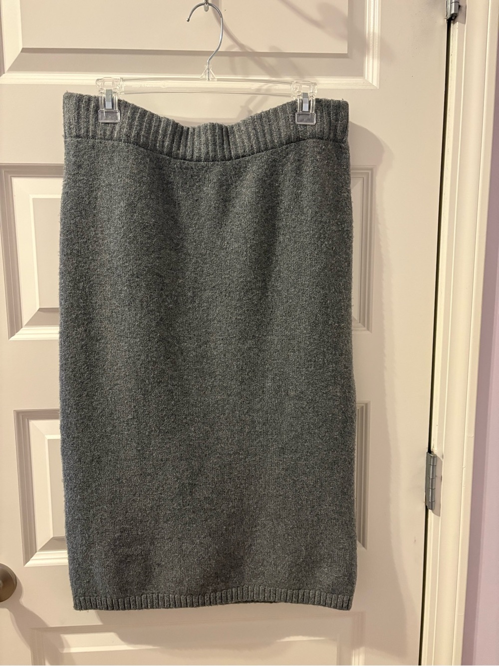 House of Harlow 1960 Heather Gray Knit Pencil Skirt